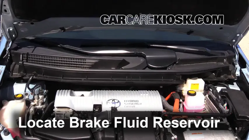 2012 Toyota Prius V 1.8L 4 Cyl. Brake Fluid Add Fluid
